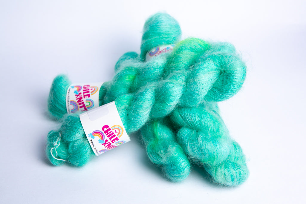 Fluffy Lace - Aqua