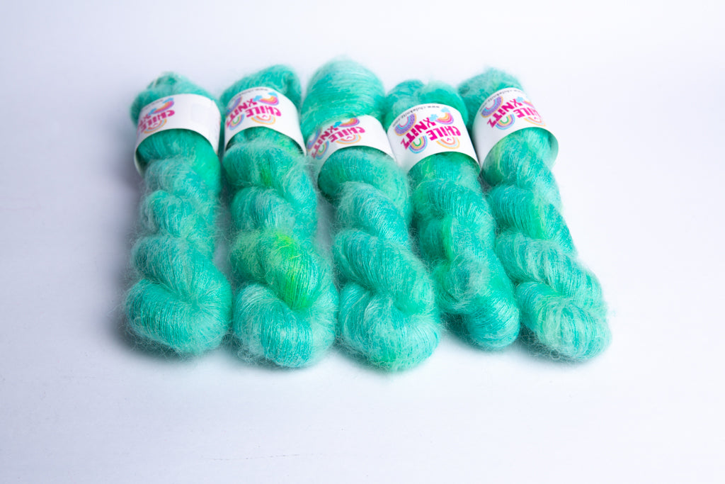 Fluffy Lace - Aqua