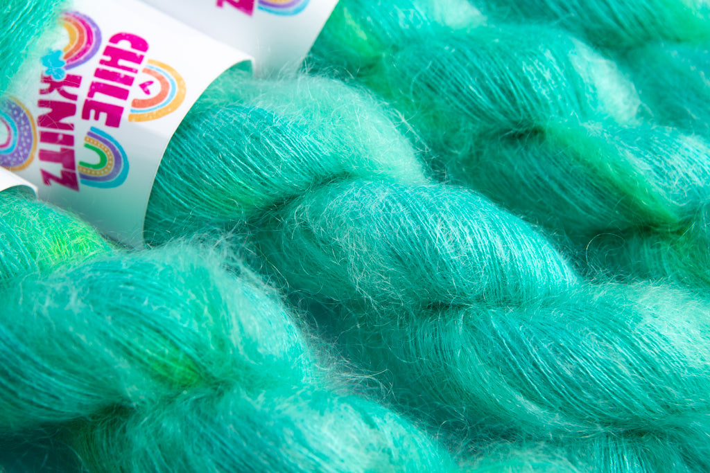 Fluffy Lace - Aqua