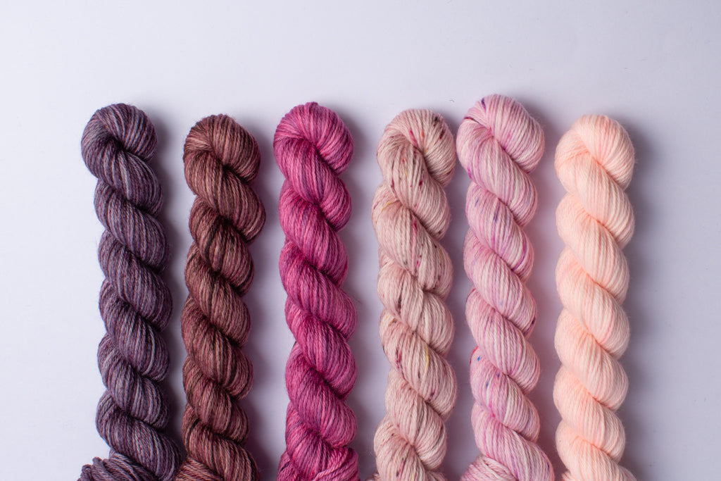 Mini Skein Mixed Set - Rose 2