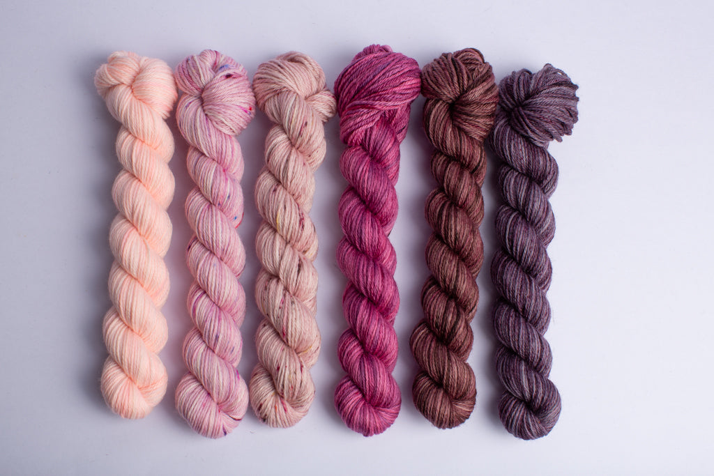 Mini Skein Mixed Set - Rose 2