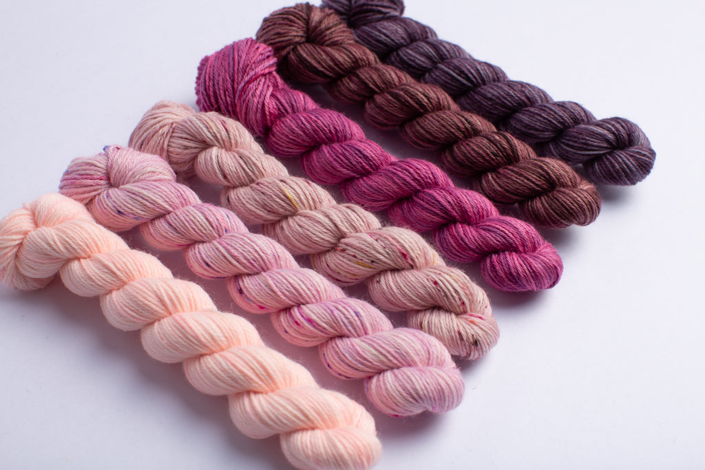 Mini Skein Mixed Set - Rose 2