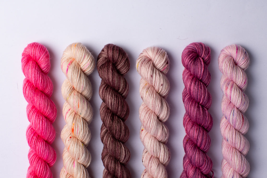 Mini Skein Mixed Set - Rose 1