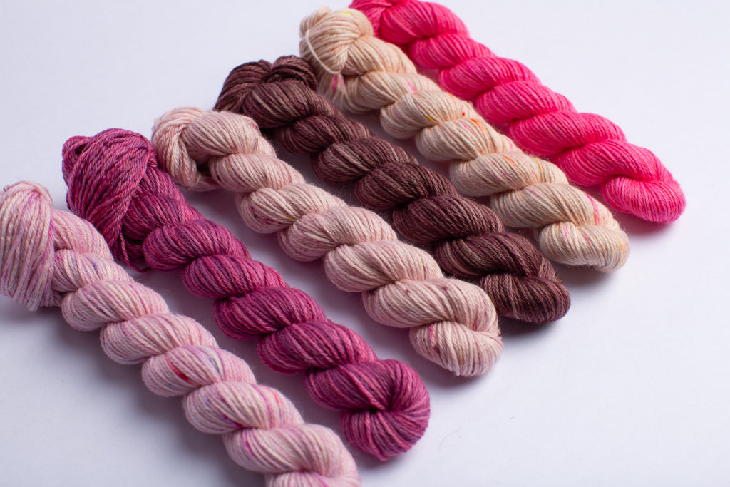 Mini Skein Mixed Set - Rose 1