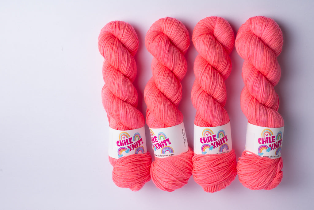 Soft Sock - Neon Coral