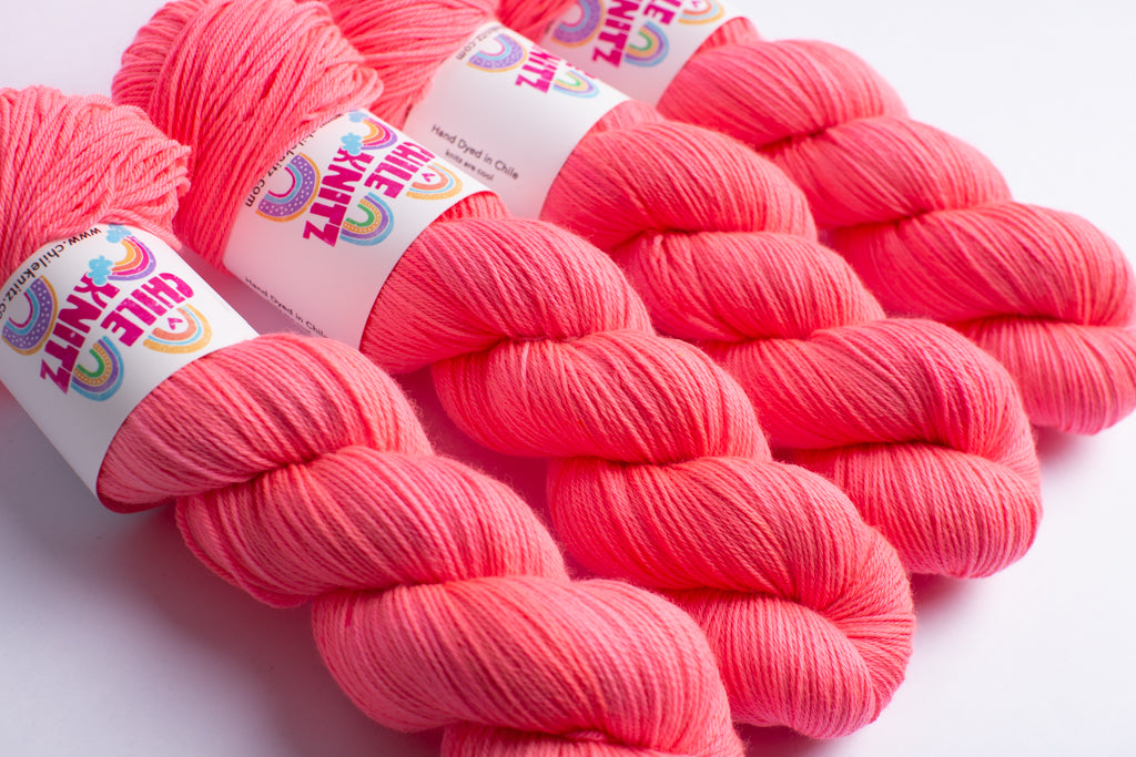 Soft Sock - Neon Coral