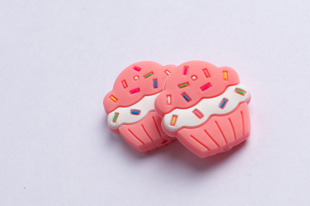 Needle Stopper - Cupcake Coral