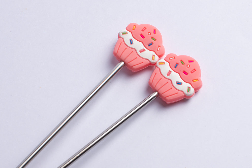 Needle Stopper - Cupcake Coral
