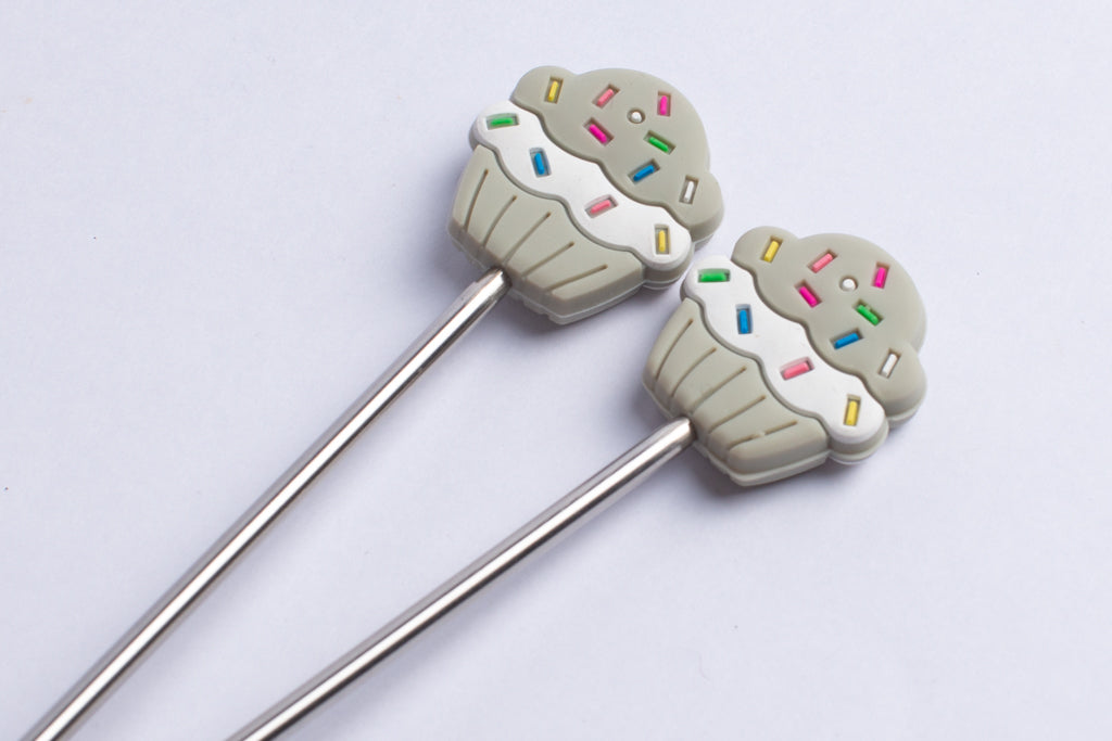 Needle Stopper - Cupcake Gris