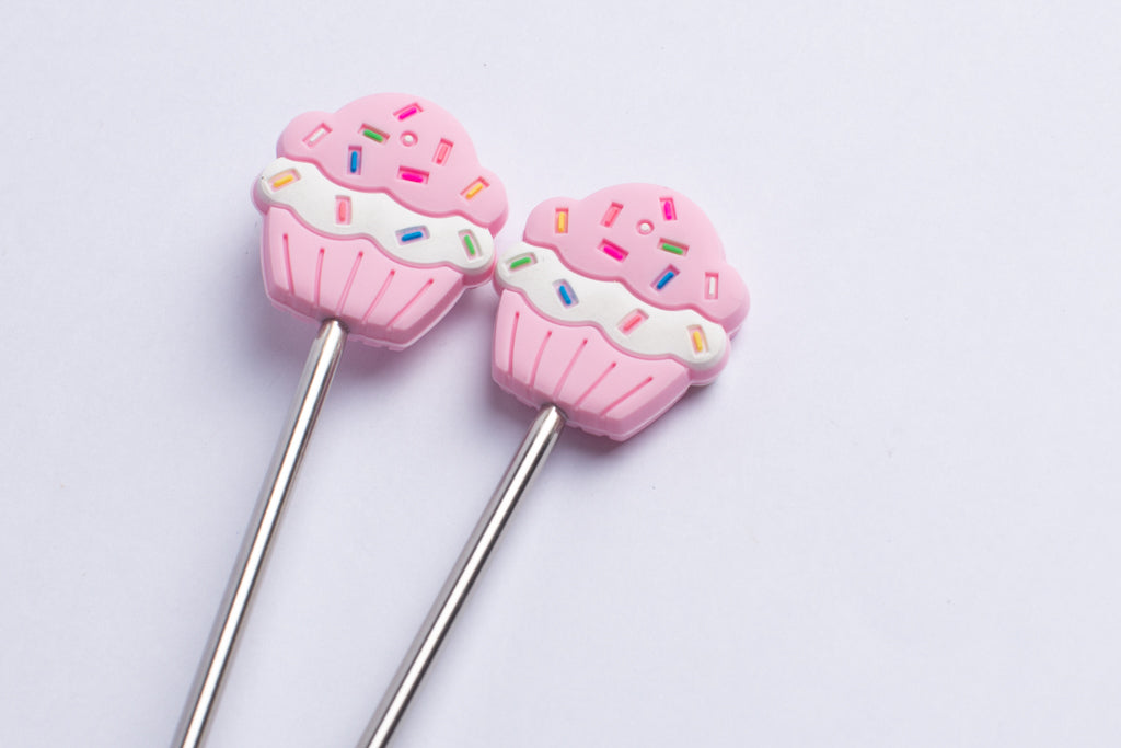 Needle Stopper - Cupcake Rosa