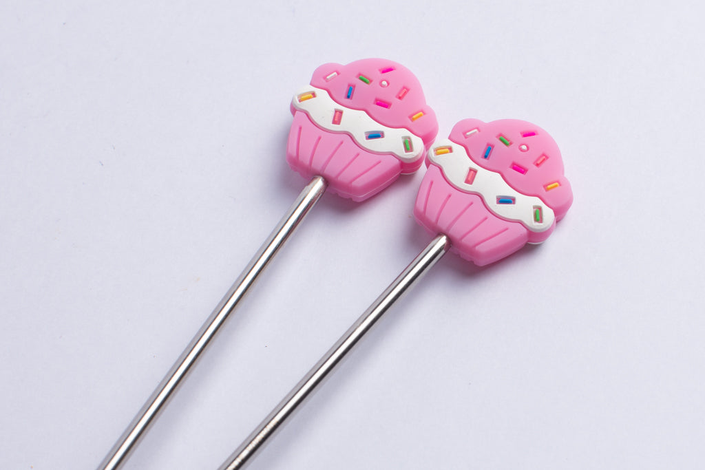 Needle Stopper - Cupcake Rosado